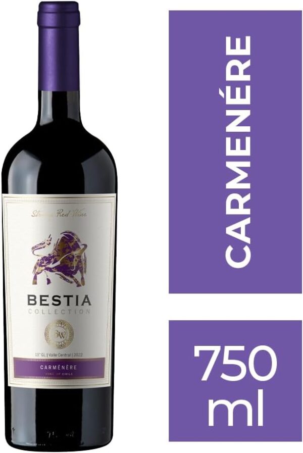 Bestia Vinho Tinto Chileno Collection Carmenére 750Ml - Imagem 2