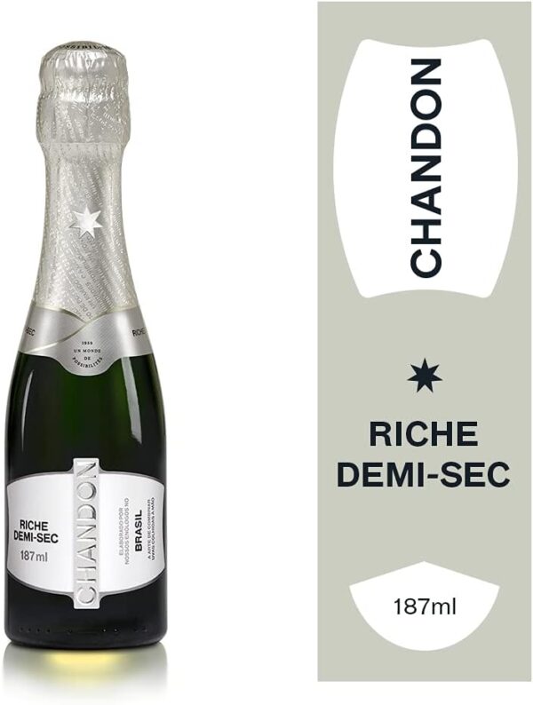 Chandon Espumante Baby Riche Demi-Sec 187 Ml - Imagem 2