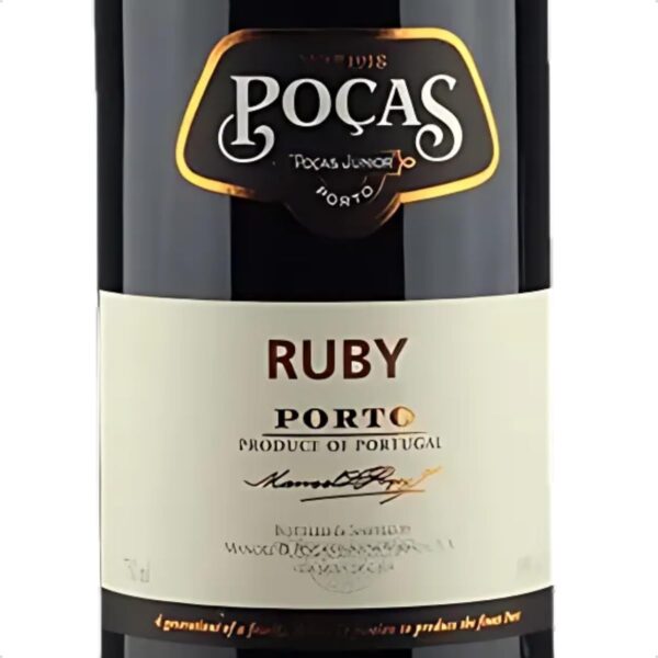 Vinho Porto Português Poças Ruby 750ml - Imagem 4