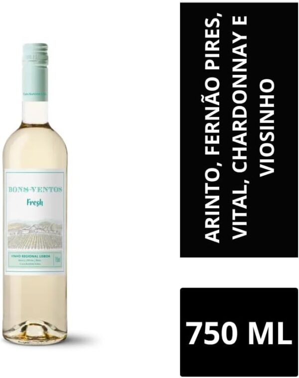 Casa Santos Lima Vinho Quinta De Bons Ventos Fresh Branco - Imagem 2
