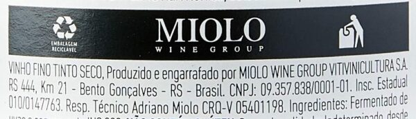 Vinho Miolo Selecao Cabernet/Merlot 375 Ml - Imagem 3