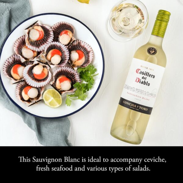 Concha y Toro Casillero Del Diablo Sauvignon Blanc 750ml - Imagem 3
