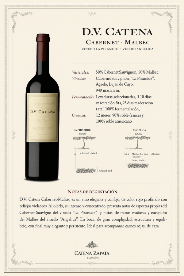 Kit 6 Vinhos D.V Catena Malbec Malbec - Imagem 2