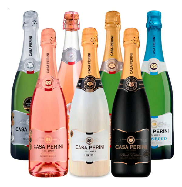 Balde Espumante Casa Perini Variedades 7 Unidades 750ml - Imagem 2